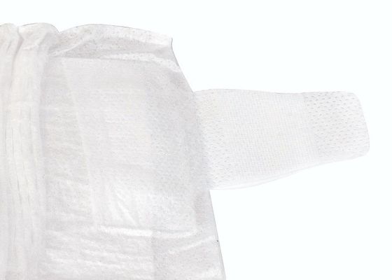 Πράσινη ADL βαμβακιού Topsheet μαλακή μωρών ελαστική ζώνη Spandex πανών μεγάλη
