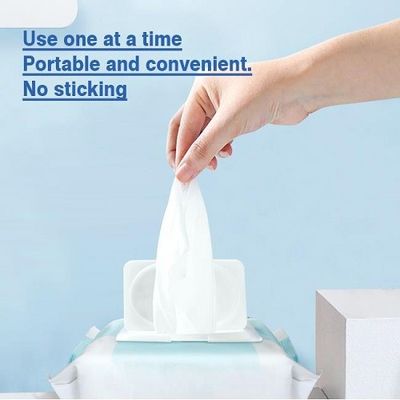 Το φιλικό οργανικό μωρό Flushable Eco σκουπίζει Aloe Βέρα 80pcs μη που ενοχλεί