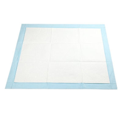 Ξηρά μαξιλάρια κουταβιών της Pet Underpads μη υφαμένα 60*150cm επιφάνειας μπλε μίας χρήσης