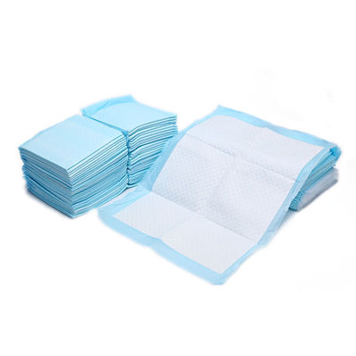 Ξηρά μαξιλάρια κουταβιών της Pet Underpads μη υφαμένα 60*150cm επιφάνειας μπλε μίας χρήσης