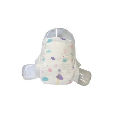 Μη υφανθείσες Topsheet υφασμάτων μορφής Velcro πάνες μωρών ταινιών ξηρές